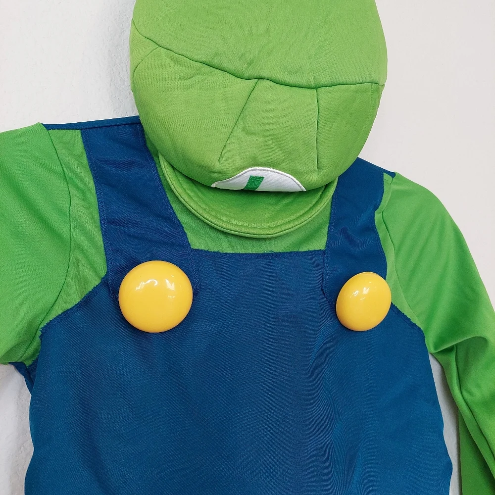 Super Mario Brothers‎ Luigi Costume Size 7-8